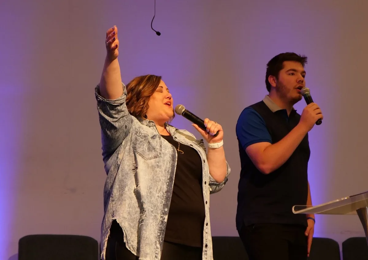 Liberty Life worship team leading worship